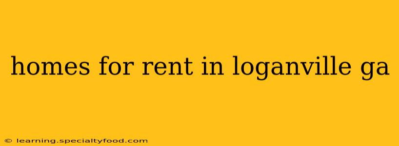 homes for rent in loganville ga