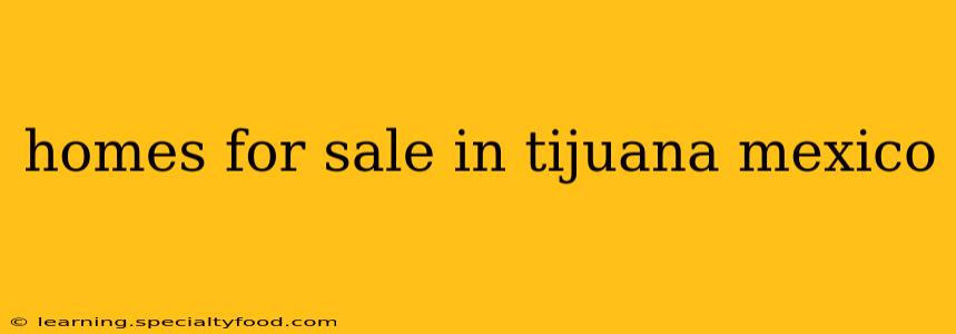 homes for sale in tijuana mexico