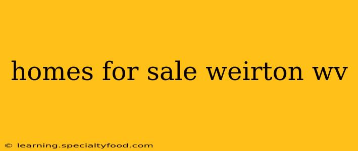 homes for sale weirton wv