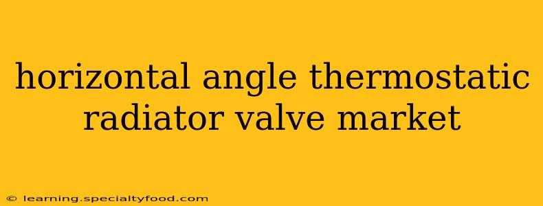 horizontal angle thermostatic radiator valve market
