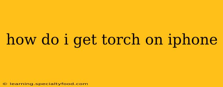how do i get torch on iphone