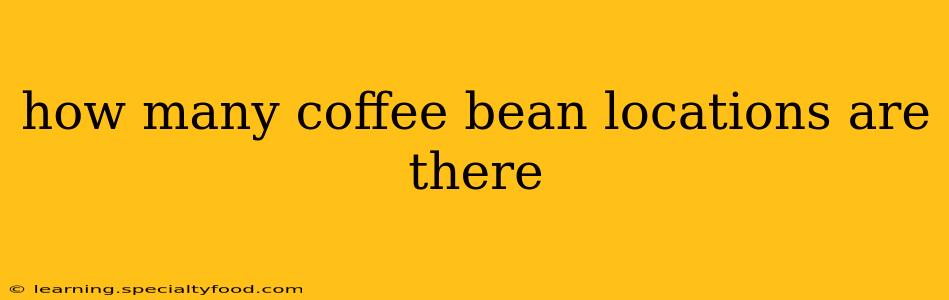 how many coffee bean locations are there