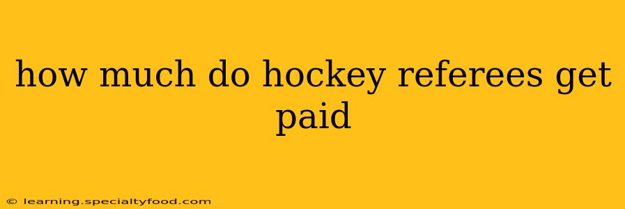 how much do hockey referees get paid