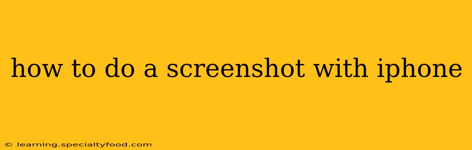 how to do a screenshot with iphone