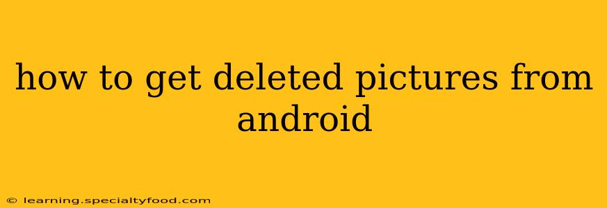 how to get deleted pictures from android