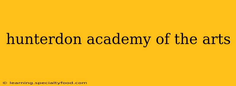 hunterdon academy of the arts