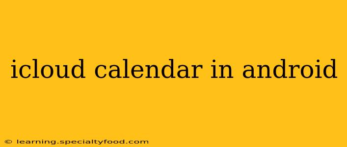 icloud calendar in android