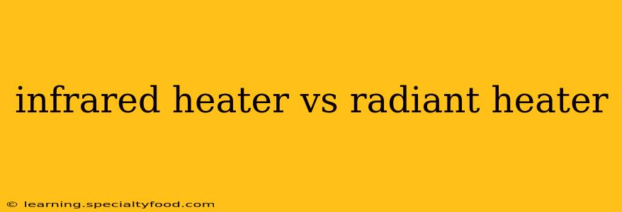 infrared heater vs radiant heater