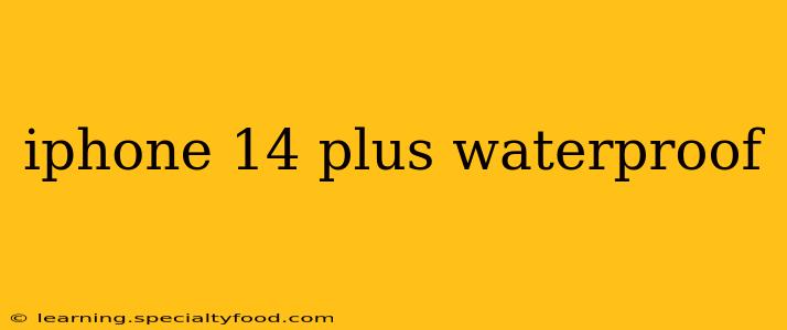 iphone 14 plus waterproof