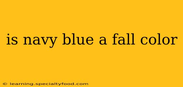 is navy blue a fall color