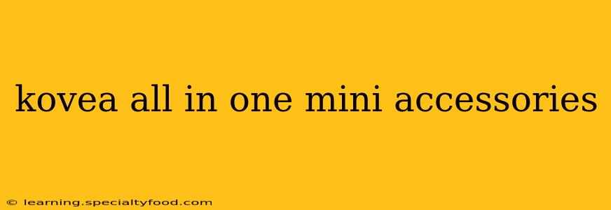kovea all in one mini accessories