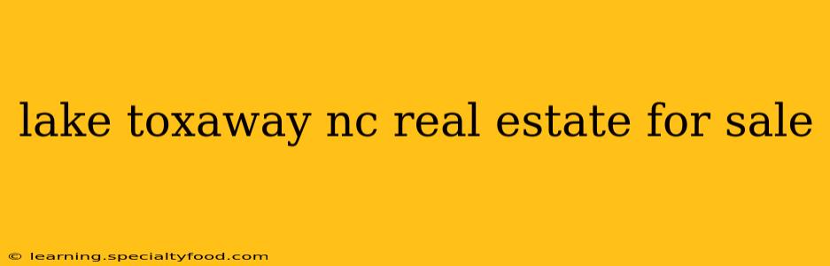 lake toxaway nc real estate for sale