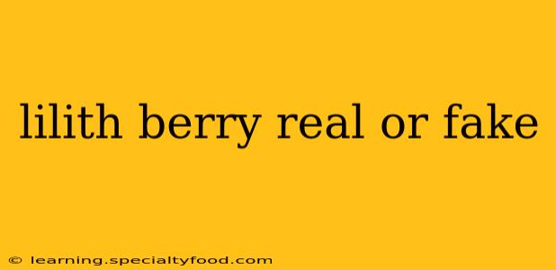 lilith berry real or fake