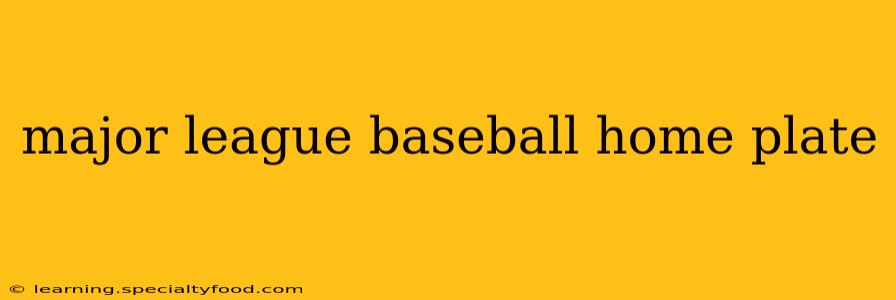 major league baseball home plate
