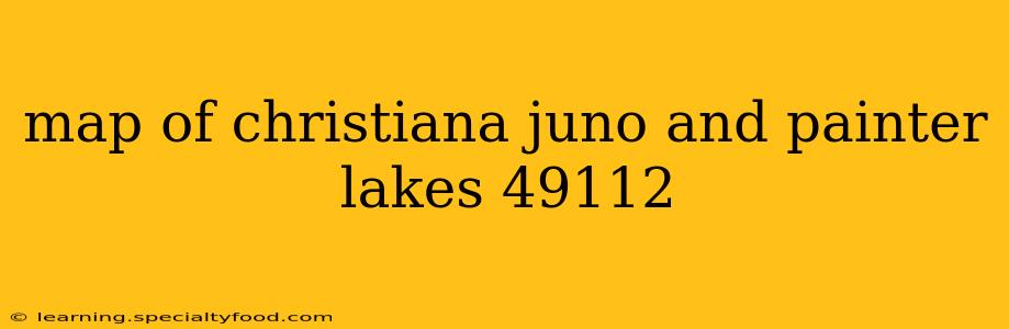 map of christiana juno and painter lakes 49112