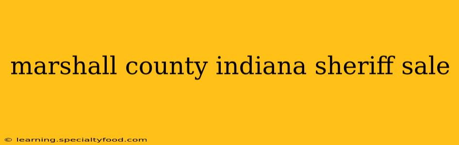 marshall county indiana sheriff sale