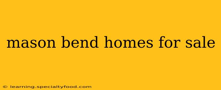 mason bend homes for sale