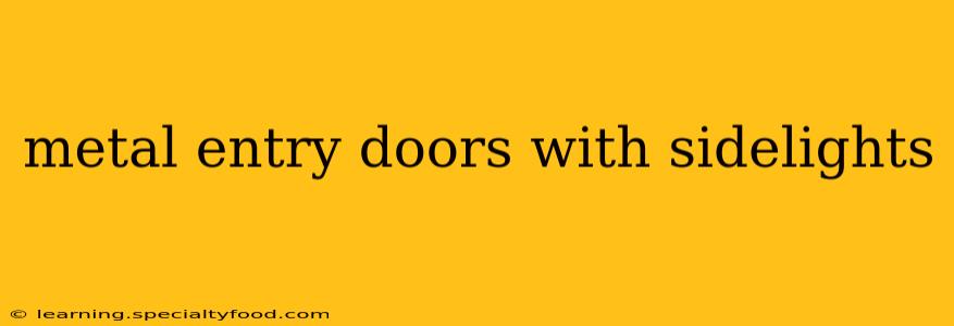 metal entry doors with sidelights