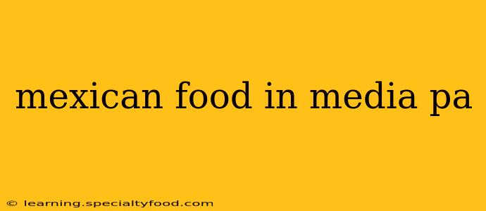 mexican food in media pa