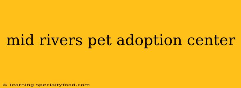 mid rivers pet adoption center