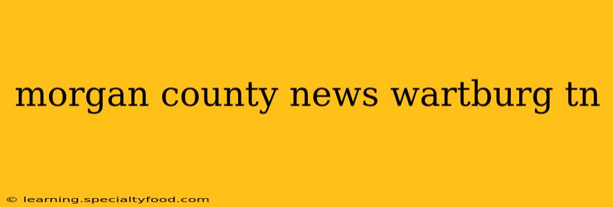 morgan county news wartburg tn