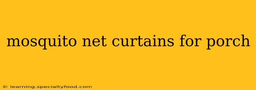 mosquito net curtains for porch