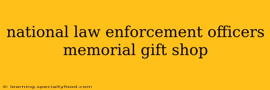 national law enforcement officers memorial gift shop