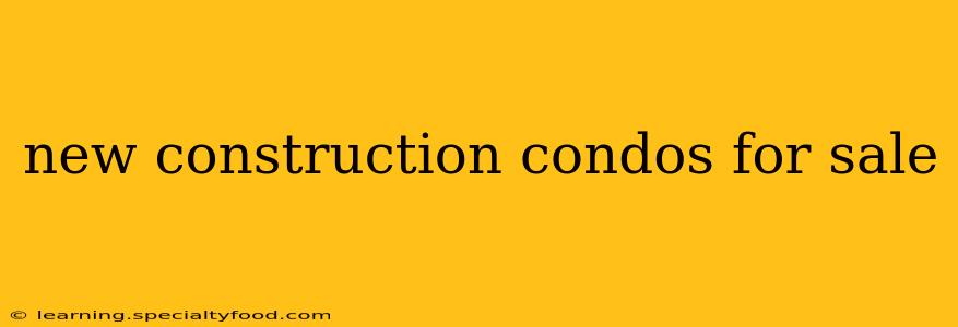 new construction condos for sale