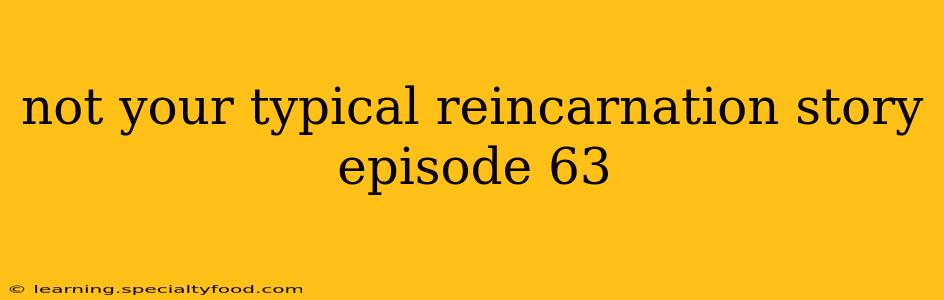 not your typical reincarnation story episode 63