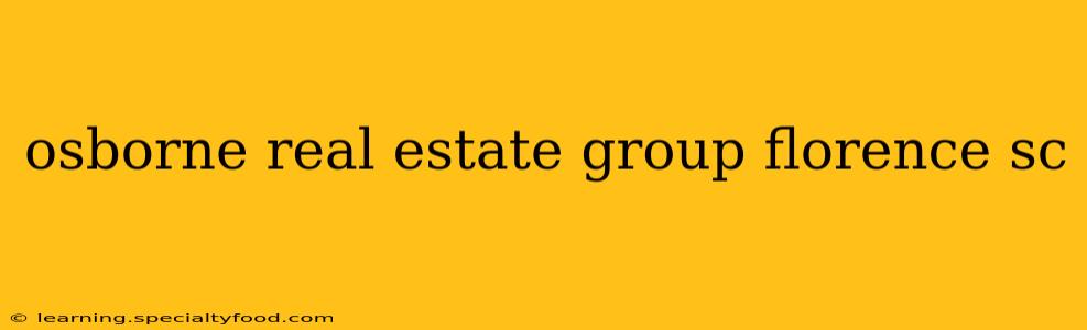 osborne real estate group florence sc