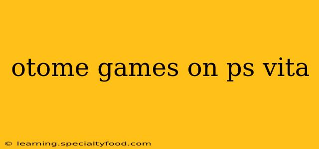 otome games on ps vita