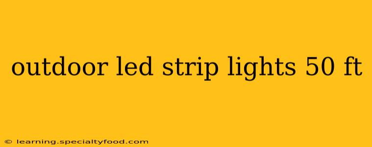 outdoor led strip lights 50 ft