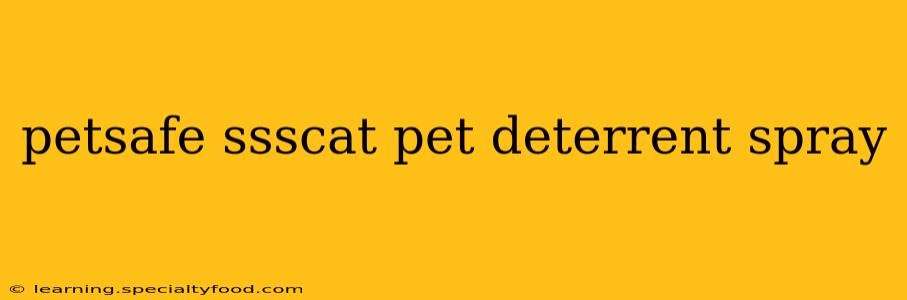 petsafe ssscat pet deterrent spray