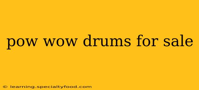 pow wow drums for sale