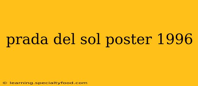 prada del sol poster 1996
