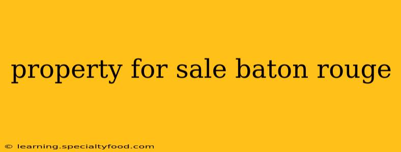 property for sale baton rouge