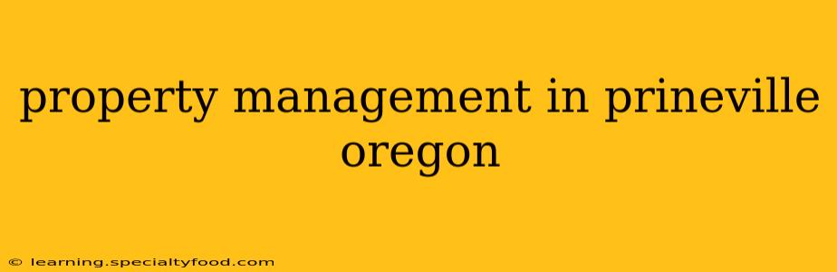 property management in prineville oregon