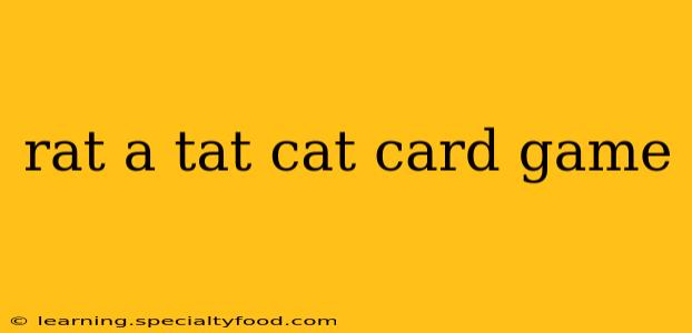 rat a tat cat card game