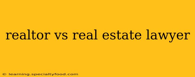 realtor vs real estate lawyer