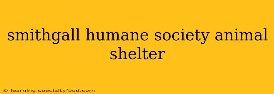 smithgall humane society animal shelter
