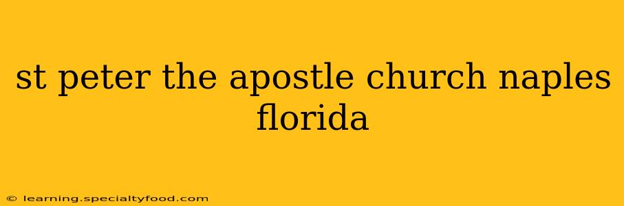 st peter the apostle church naples florida
