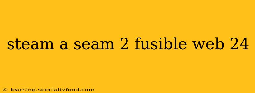 steam a seam 2 fusible web 24
