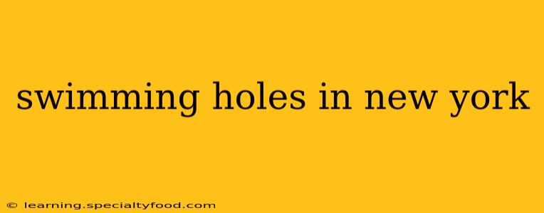 swimming holes in new york