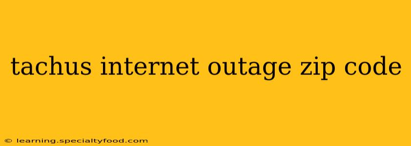 tachus internet outage zip code