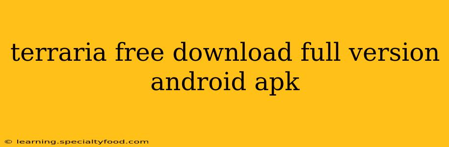 terraria free download full version android apk