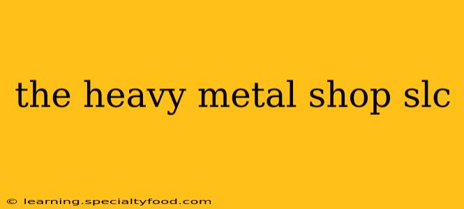 the heavy metal shop slc