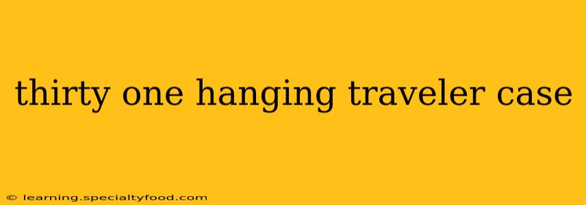 thirty one hanging traveler case