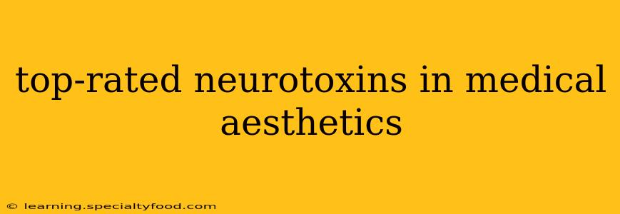top-rated neurotoxins in medical aesthetics