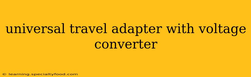 universal travel adapter with voltage converter