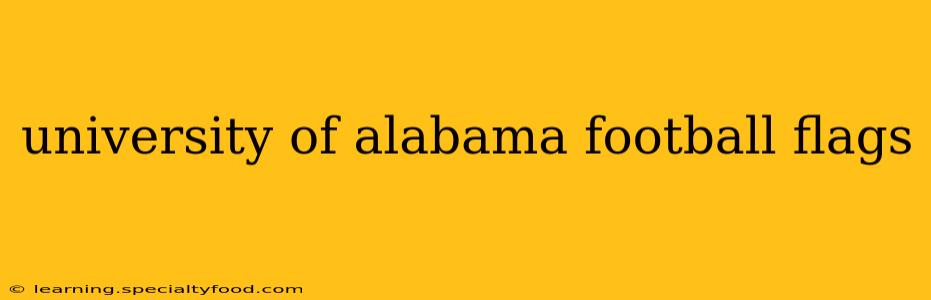 university of alabama football flags